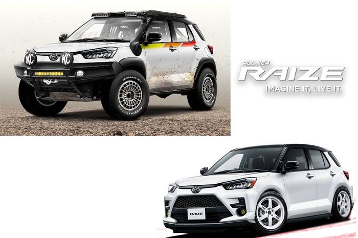 Dua Inspirasi Dari Digimod Toyota Raize, Pilih Racing Atau Off-road