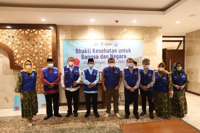 Bhakti Kesehatan untuk Negara dan Bangsa hasil kolaborasi Kompas Gramedia dan KILLCovid-19 bersama Kementerian Kesehatan di Masjid Istiqlal