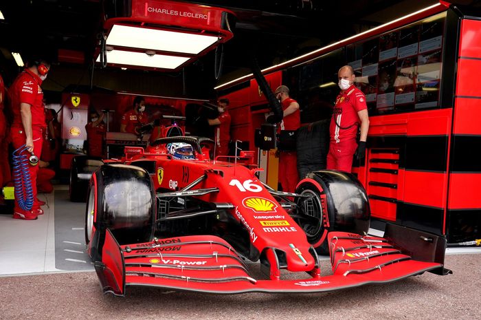 Bukan karena girboks, ini kerusakan mobil Charles Leclerc jelang dimulainya F1 Monako 2021