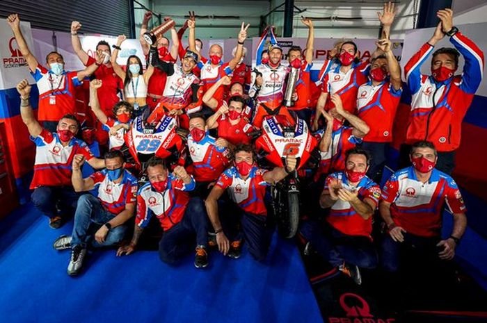 Ilustrasi tim Pramac Racing perpanjang kontrak dengan Ducati