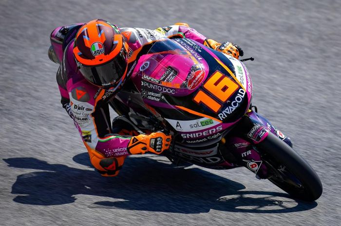 Andrea Migno pecahkan rekor lap time tercepat untuk kelas Moto3 di Sirkuit Mugello, Italia saat FP3 Moto3 Italia 2021.