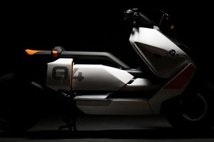 sosok skuter listrik BMW Definition CE 04 versi rendering.
