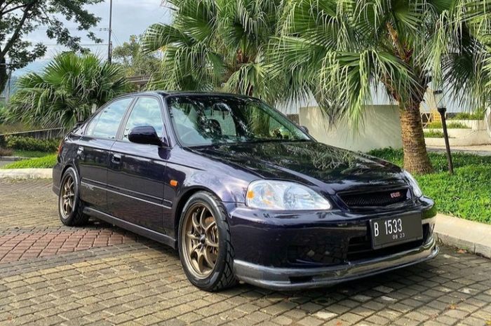 Honda Civic Ferio SiR modif setup kaki-kaki