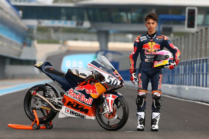Jason Dupasquier saat berkompetisi di Red Bull Rookies Cup pada 2019.