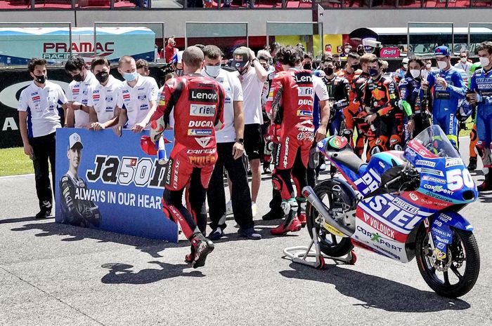 Jason Dupasquier meninggal dunia, beberapa pembalap tak sepakat balapan MotoGP Italia 2021 tetap digelar