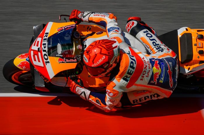 Pembalap tim Respol Honda, Marc Marquez.