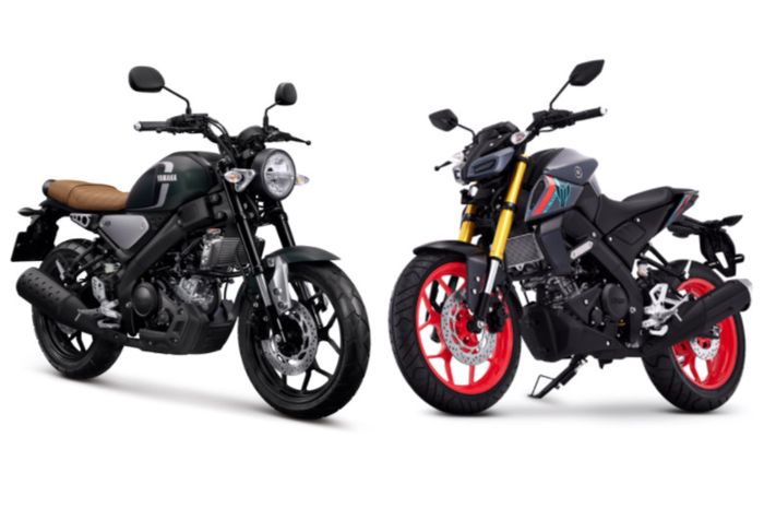 Yamaha MT-15 dan XSR 155, dua motor sports naked unggulan Yamaha.