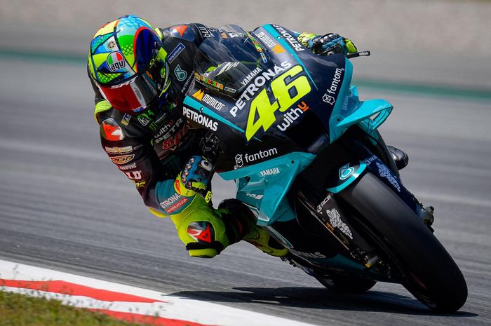 Pembalap tim Petronas Yamaha SRT, Valentino Rossi