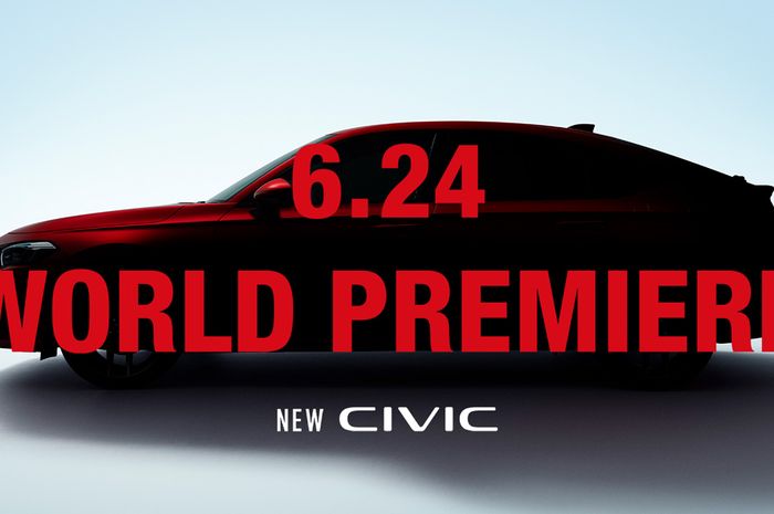 Honda bagikan teaser dan jadwal peluncuran New Honda Civic Hatchback