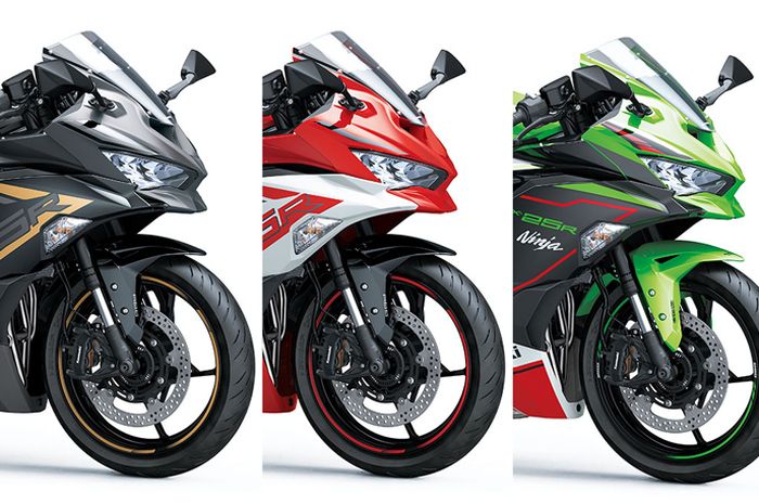 Pilihan warna Kawasaki Ninja ZX-25R 2022