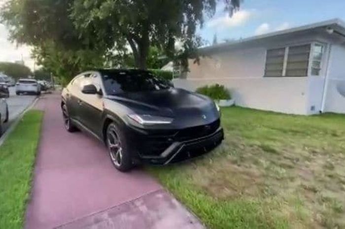 Lamborghini Urus yang digondol remaja berumur 14 tahun di Amerika Serikat.