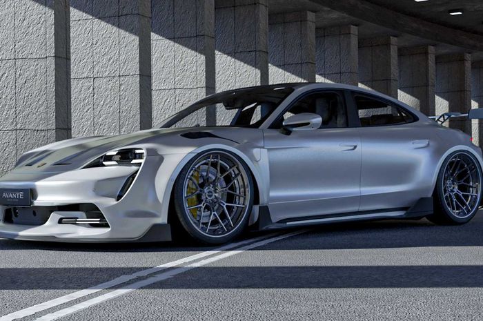 Modifikasi Porsche Taycan hasil garapan Avante Design, Jerman