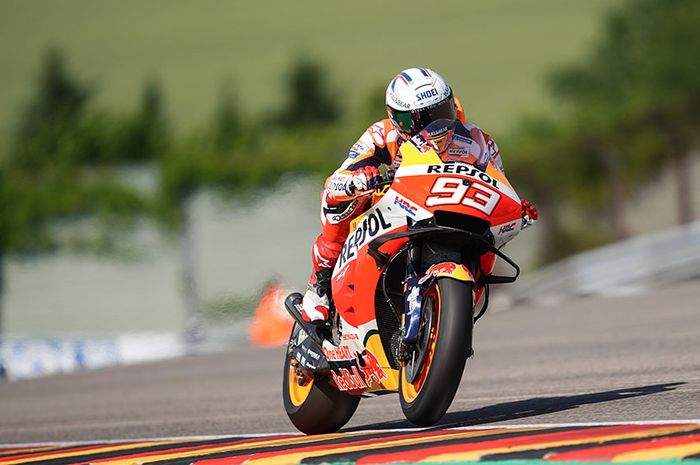 Marc Marquez difavoritkan jadi juara MotoGP Jerman di Sachsenring (20/06/2021)