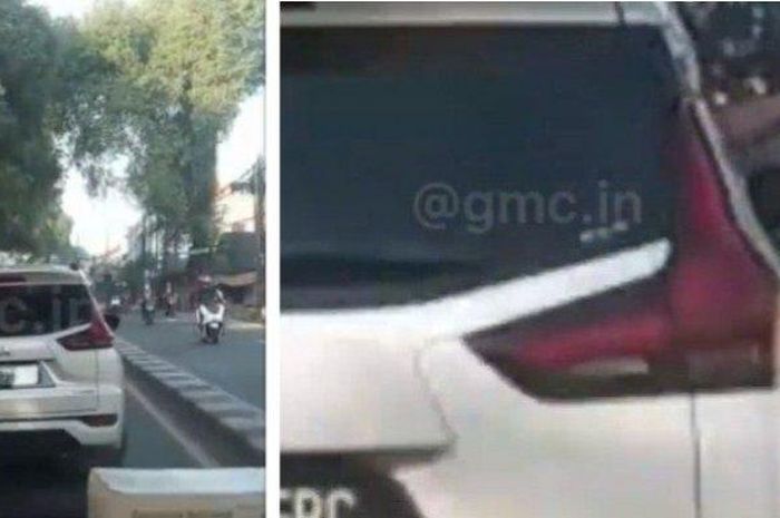 Mitsubishi Xpander menghalangi laju ambulans yang sedang dalam keadaan gawat darurat