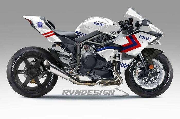 Kawasaki Ninja H2 jadi motor dinas Polisi Indonesia