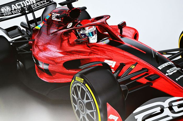 Ilustrasi mobil F1 2022