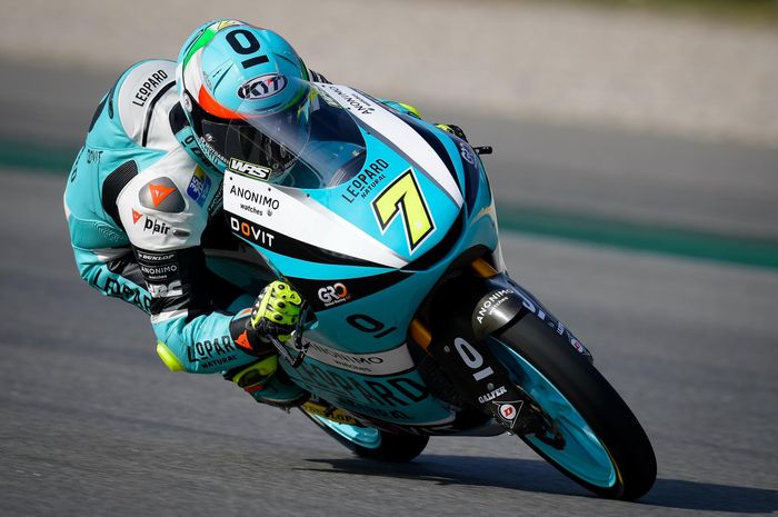 Dennis Foggia menjadi yang tercepat pada FP3 Moto3 Belanda. 