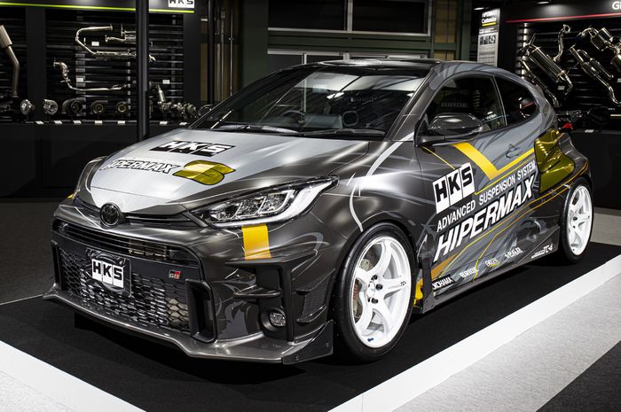 Modifikasi Toyota GR Yaris hasil garapan HKS, Jepang