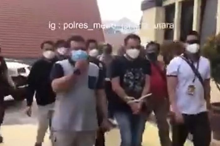 Pelaku diamankan di Polres Jakarta Utara