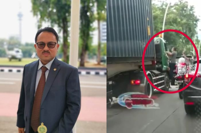 Pangeran Khairul Saleh sayangkan penganiayaan yang dilakukan pengemudi Mitsubishi Pajero Sport terhadap sopir truk.