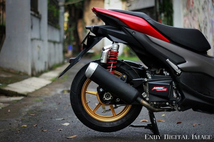 Knalpot Silent Racing desainnya sudah dipantenkan, jangan coba-coba jiplak!