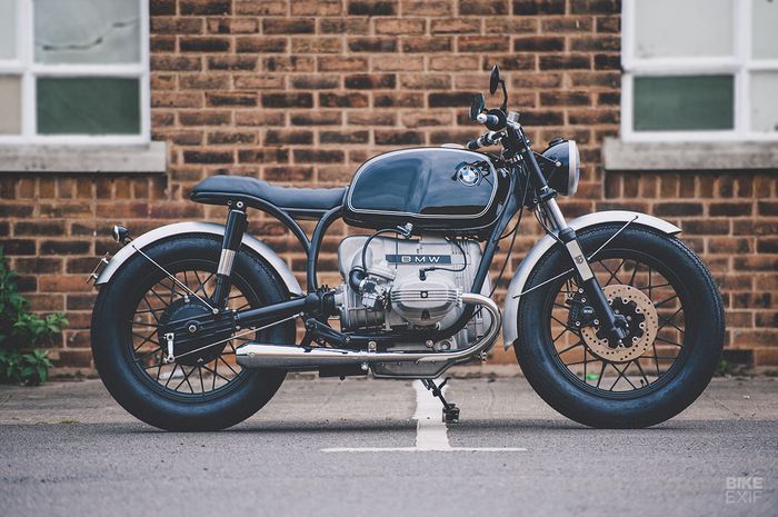 BMW R100RS bergaya old school bobber 