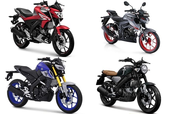 Ilustrasi motor sport baru 150 cc naked yang naik harganya.
