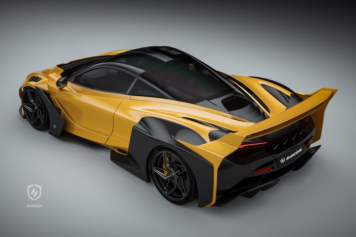 Zacoe bikin supercar McLaren 720S tampil semakin agresif