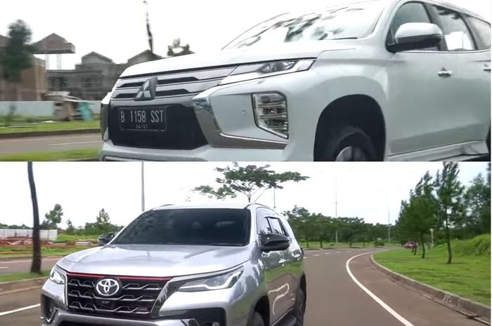 Perbandingan harga Toyota Fortuner TRD Sportivo Vs Mitsubishi Pajero Sport Dakar Ultimate