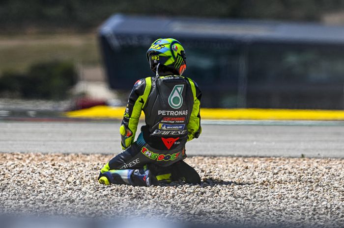 Valentino Rossi 5 kali crash, berikut daftar pembalap paling banyak crash di paruh awal MotoGP 2021