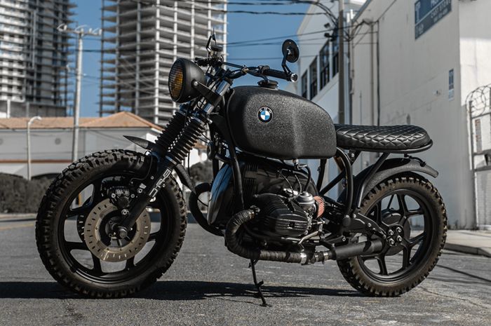 BMW R80RT bergaya brat scrambler 