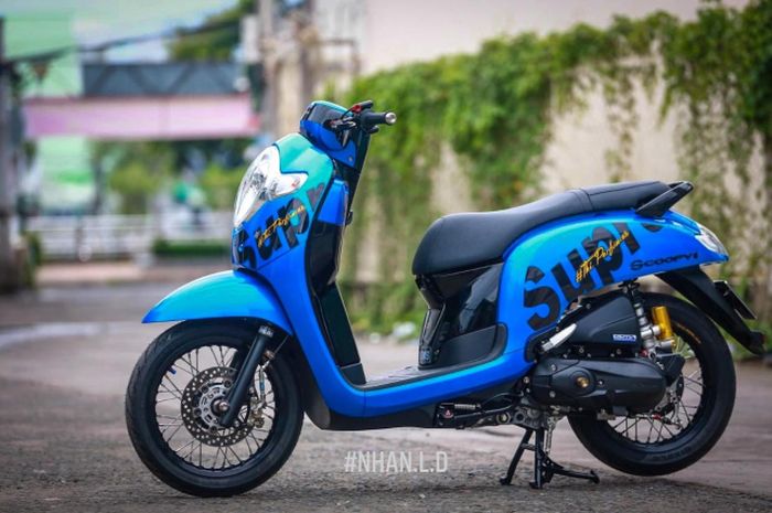 Modifikasi stylish Honda Scoopy 