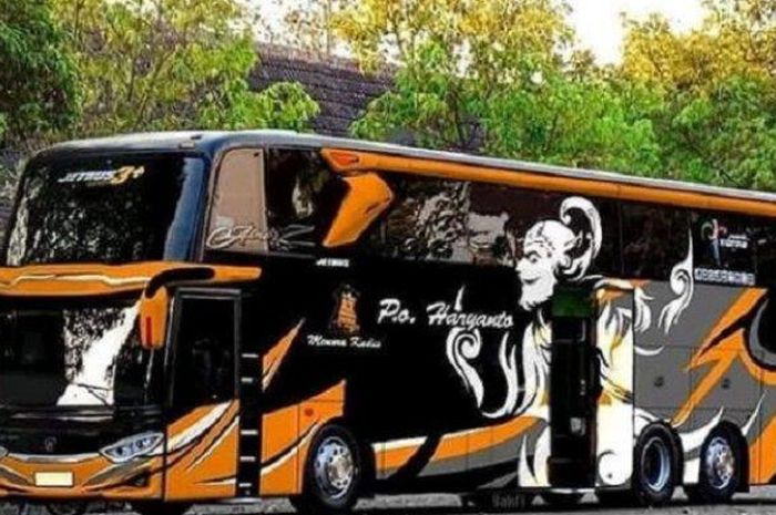 tampilan bus PO Haryanto  