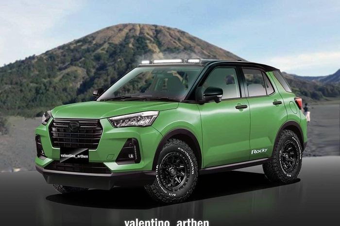 Modifikasi digital Daihatsu Rocky karya @valentino_arthen