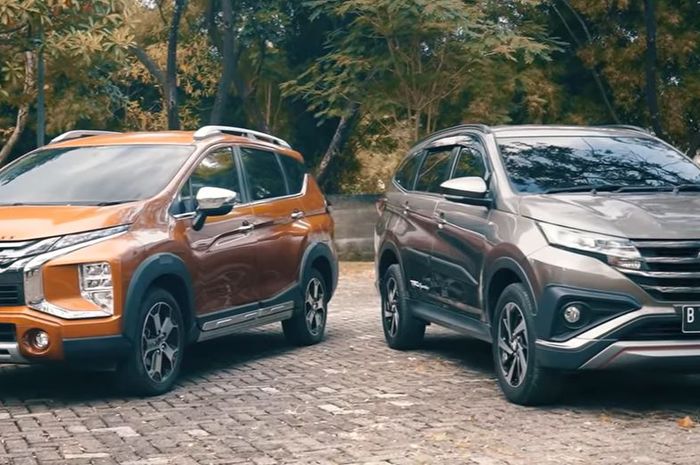 Mitsubishi Xpander Cross Premium Package dan Toyota Rush TRD Sportivo