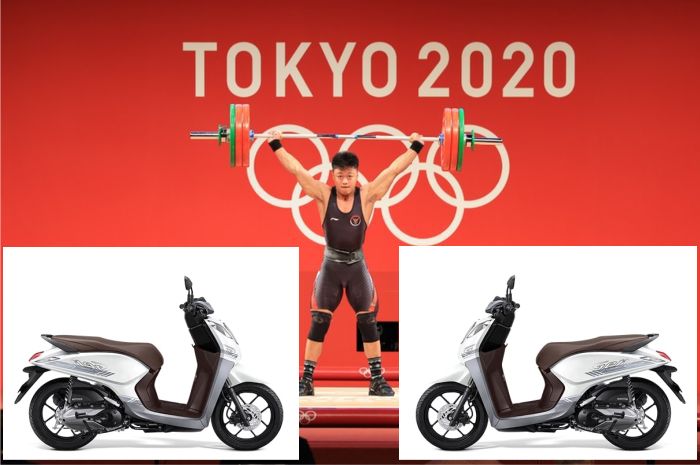Atlet angkat besi Indonesia, Rahmat Erwin Abdullah di Olimpiade Tokyo 2020 yang angkat besi setara satu unit Genio CBS.