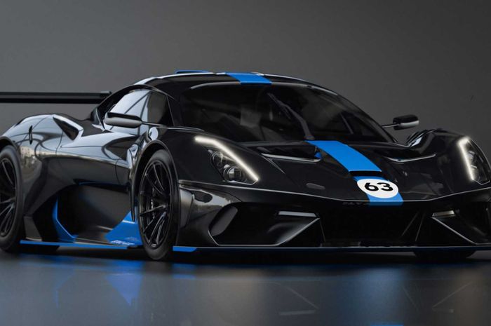 Mobil balap konsep Brabham BT63 GT2 untuk mengikuti ajang Fanatec GT2 European Series 2022.