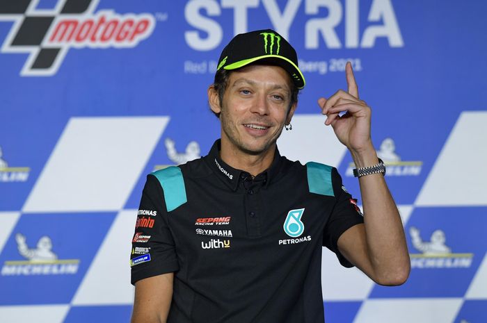 Valentino Rossi ungkap soal balap MotoGP Styria 2021 dalam kondisi wet race