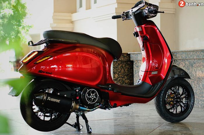 Modifikasi elegan Vespa Sprint 