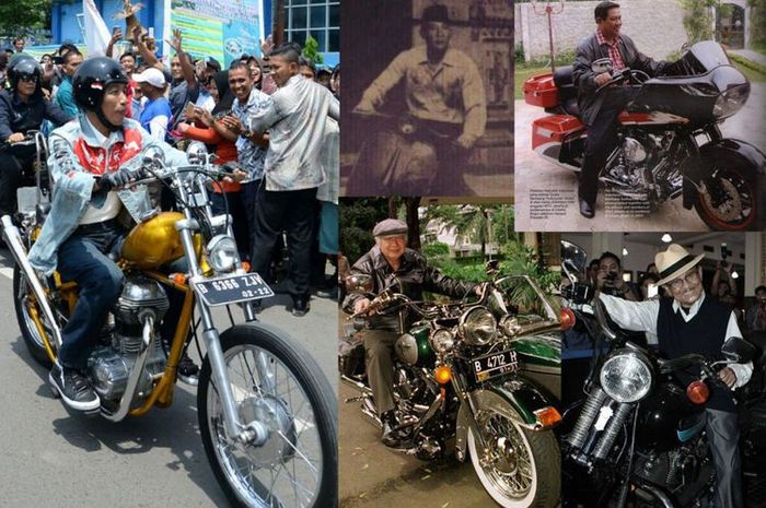 Presiden Indonesia dan sepeda motornya.(ISTIMEWA)