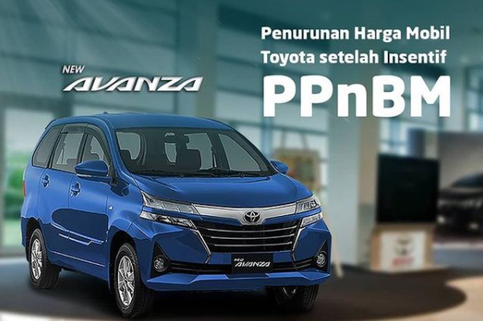 Harga Toyota Avanza turun banyak setelah kena insentif PPnBM dan diskon Rp 10 juta