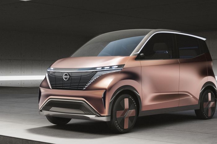 Mobil konsep kei car listrik Nissan IMk.