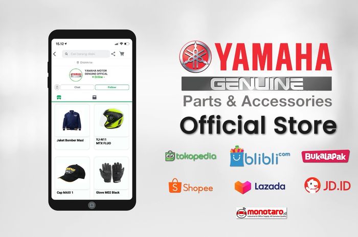 Yamaha resmi hadir di marketplace