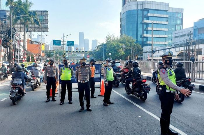 Ditlantas Polda Metro Jaya catat terjadinya lonjakan arus lalu lintas di Jabodetabek