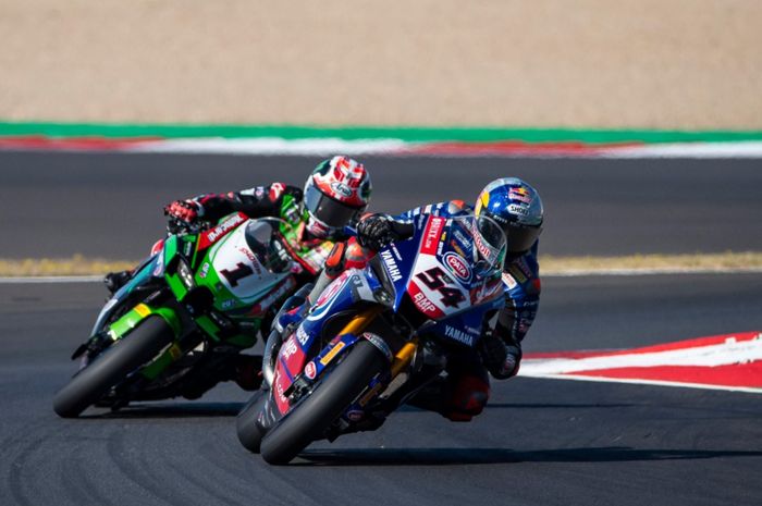 Toprak Razgatliaglu yang tergabung dalam tim Pata Yamaha WSBK tampil luar biasa di balapan kedua (Race 2) WorldSBK Prancis 2021, pada Minggu (5/9).