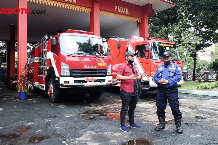Unggul Wibowo, Kasi Sektor Damkar Jakarta Pusat