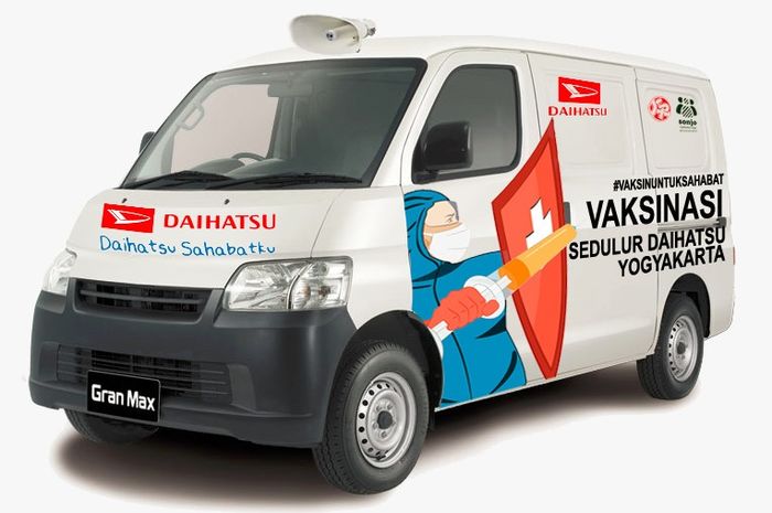 Mobil vaksin keliling Daihatsu berbasis Daihatsu Gran Max
