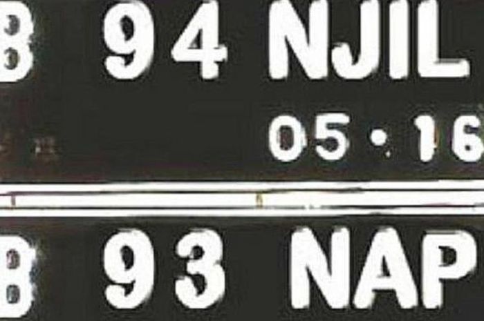 Ilustrasi tanda nomor kendaraan(komisikepolisianindonesia.com)