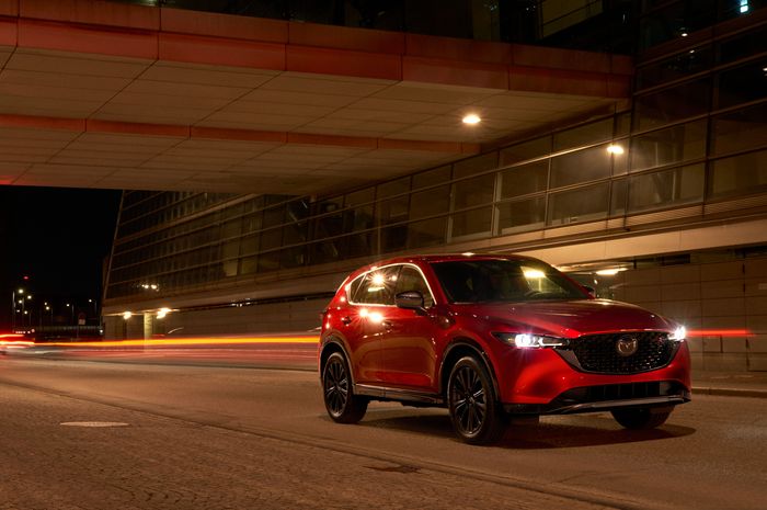 Mazda CX-5 versi penyegaran 2022 di Amerika Serikat.