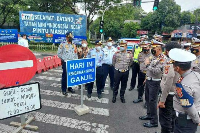 Ilustrasi : Kawasan ganjil genap 